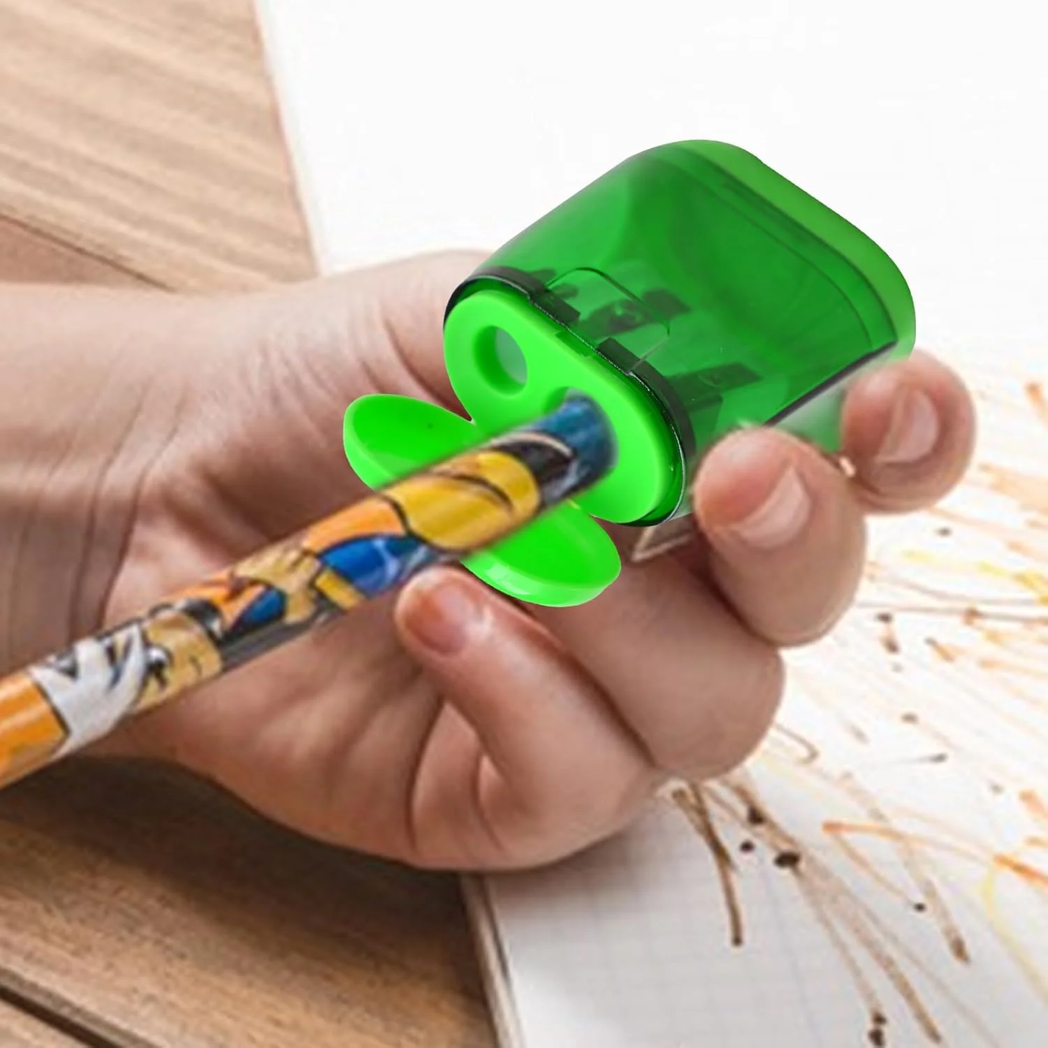 تراش مداد رنگی، تراش دوقلو با مخزن جمع آوری تراشه - لوازم مدرسه دانش آموزی برای استودیو هنری، مسافرت دانش آموزی، کلاس درس، کوله پشتی، میز معلم تراش مداد رنگی، تراش دوقلو با مخزن جمع آوری تراشه - لوازم مدرسه دانش آموزی برای استودیو هنری، مسافرت دانش آموزی، کلاس درس، کوله پشتی، میز معلم