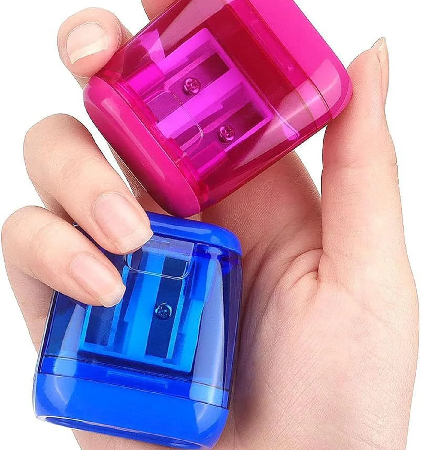 تراش مداد رنگی - تراش مداد آرایشی - لوازم مدرسه دانش آموزی برای استودیو هنری، مسافرت دانش آموزی، کلاس درس، کوله پشتی، میز، معلم