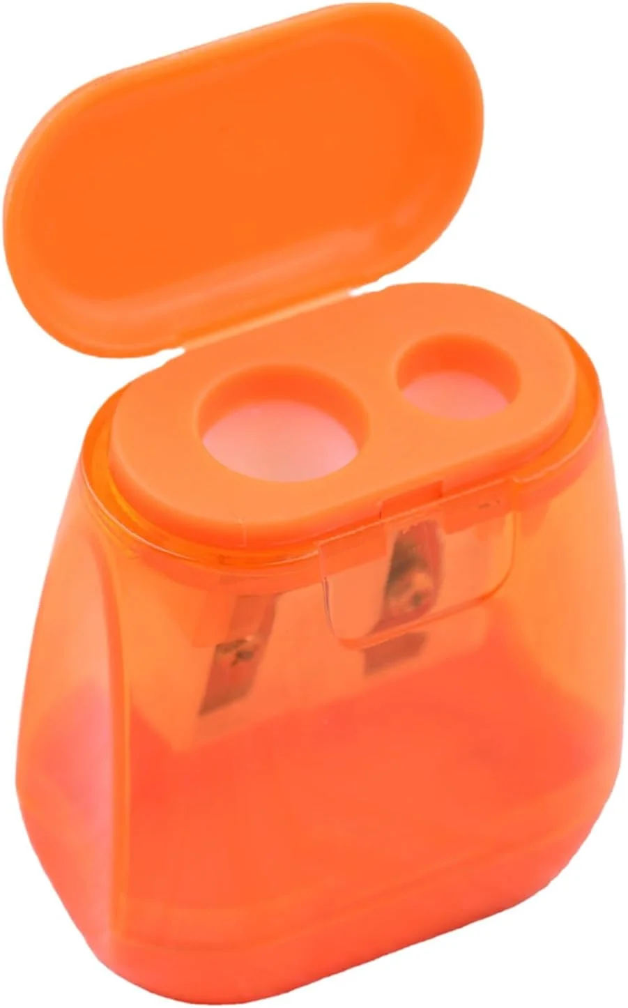 تراش مداد رنگی - تراش با 2 سوراخ برای مداد با مخزن جمع آوری تراشه | لوازم مدرسه دانش آموزی برای استودیو هنری، مسافرت دانش آموزی، کلاس درس، کوله پشتی، میز، معلم تراش مداد رنگی - تراش با 2 سوراخ برای مداد با مخزن جمع آوری تراشه | لوازم مدرسه دانش آموزی برای استودیو هنری، مسافرت دانش آموزی، کلاس درس، کوله پشتی، میز، معلم