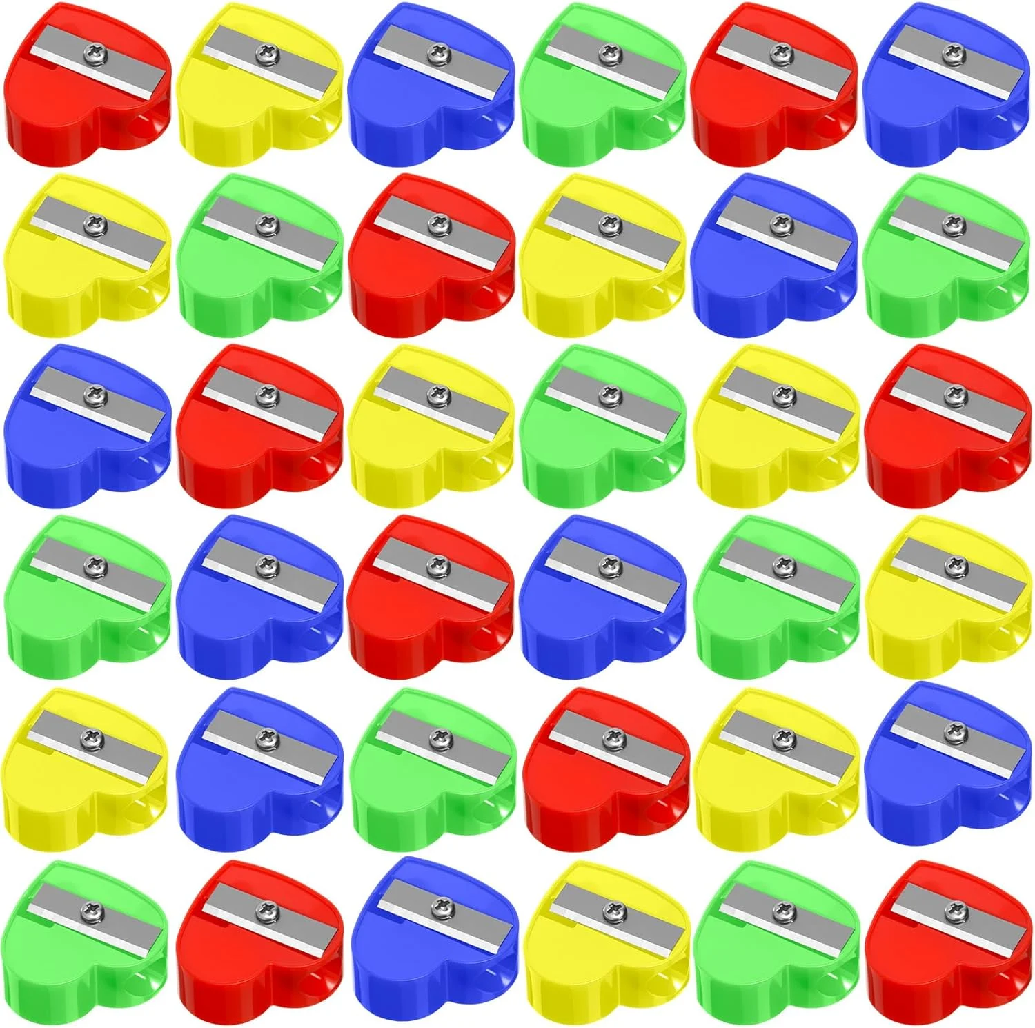 تراش مداد فین 200 عددی عمده، تراش مداد دستی کوچک مینی برای کودکان، جیبی کوچک برای لوازم اداری مدرسه کلاس، کیف هدیه و هدایا، چند رنگ (قلب) تراش مداد فین 200 عددی عمده، تراش مداد دستی کوچک مینی برای کودکان، جیبی کوچک برای لوازم اداری مدرسه کلاس، کیف هدیه و هدایا، چند رنگ (قلب)