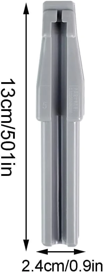 تراش ابرو خاکستری 3 در 1، ابزار کمکی تراش ابرو مدل نوک اردکی برای مداد ابروهای ضد آب و پیل آف، مناسب برای مبتدیان و حرفه ای ها، ابزار آرایشی