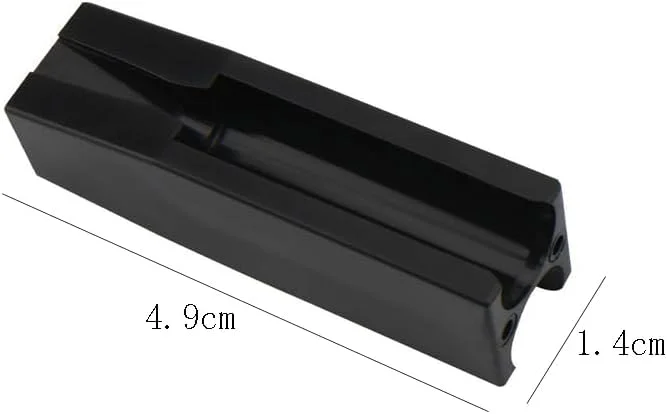 تراش آرایشی لاسنرزم 6 عددی برای ابرو، خط لب و خط چشم، مشکی، پلاستیکی، دستی