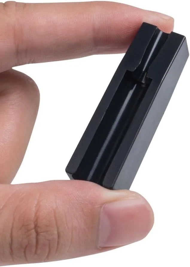 تراش آرایشی لاسنرزم 6 عددی برای ابرو، خط لب و خط چشم، مشکی، پلاستیکی، دستی