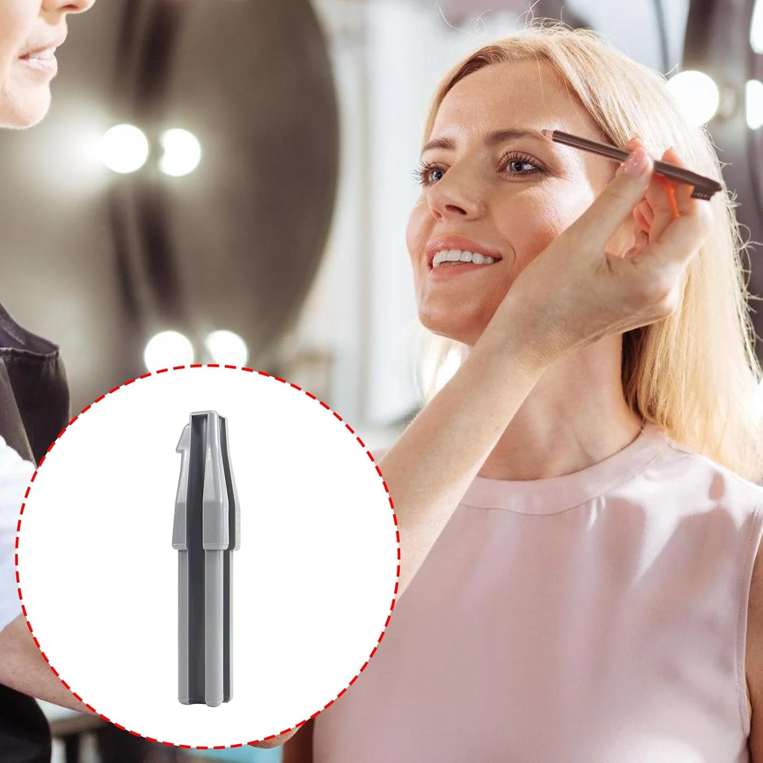 ابزار کمکی چند منظوره تراش مداد ابرو برای تراش دقیق مداد ابرو، خط لب و طراحی ابزار کمکی چند منظوره تراش مداد ابرو برای تراش دقیق مداد ابرو، خط لب و طراحی