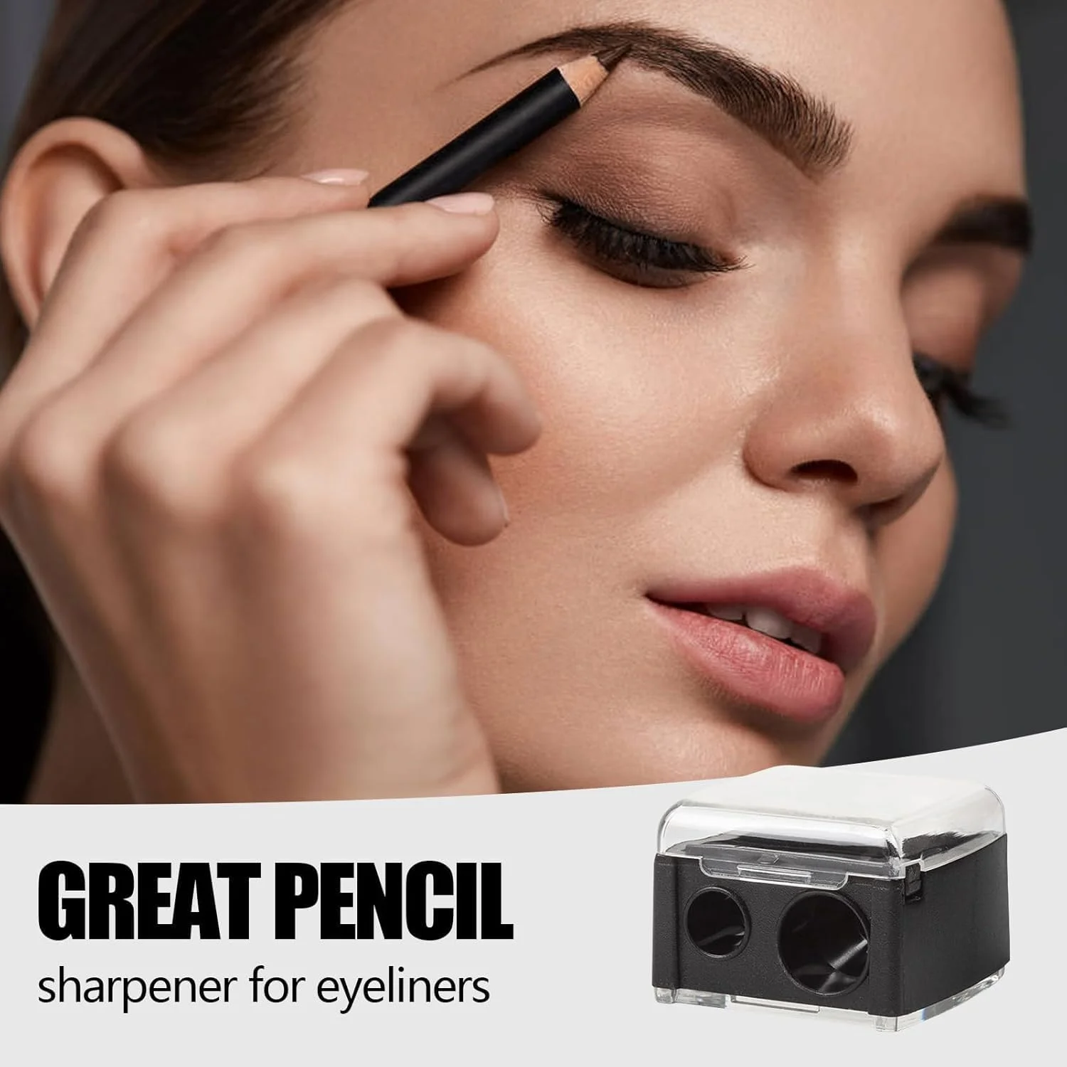 تراش آرایشی برای مدادهای چشم و لب، تراش مداد آرایشی دو سوراخه - جمع و جور، قابل حمل، تراش لوازم آرایشی آسان برای تمیز کردن برای خط چشم، خط لب، مداد ابرو (4 عددی) تراش آرایشی برای مدادهای چشم و لب، تراش مداد آرایشی دو سوراخه - جمع و جور، قابل حمل، تراش لوازم آرایشی آسان برای تمیز کردن برای خط چشم، خط لب، مداد ابرو (4 عددی)