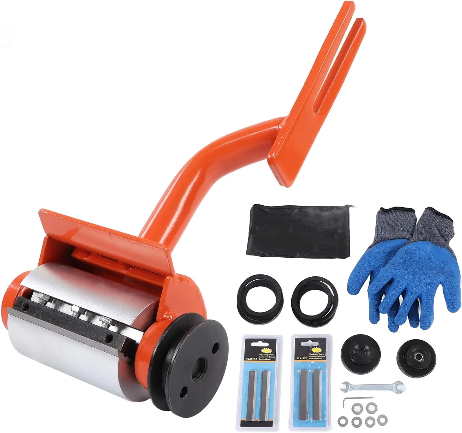 ابزار پوست کن چوب چند منظوره، اتصال اره زنجیری، پوست کن الوار با 6 تیغه بلند برای سری