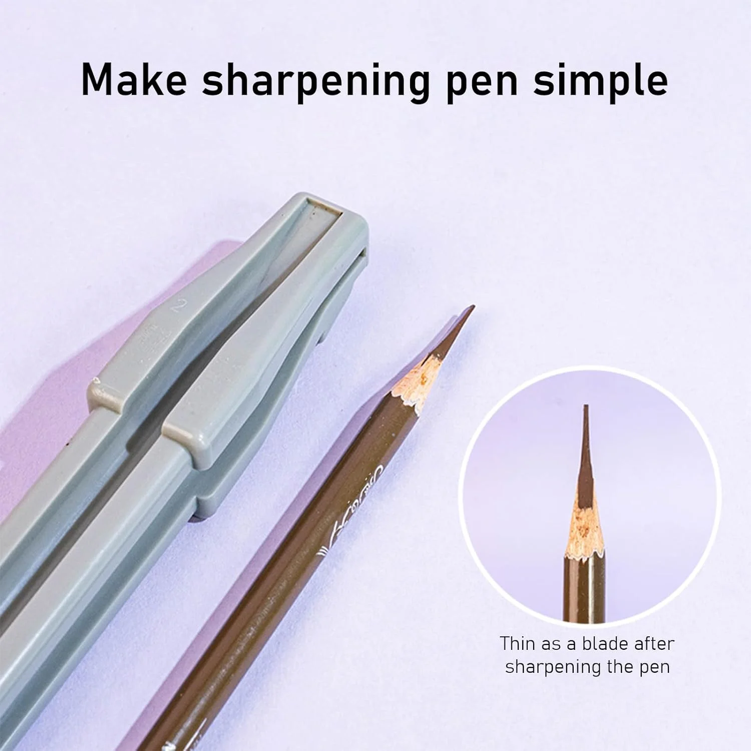 ابزار کمکی چند منظوره تراش مداد ابرو برای تراش دقیق مداد ابرو، خط لب و طراحی ابزار کمکی چند منظوره تراش مداد ابرو برای تراش دقیق مداد ابرو، خط لب و طراحی