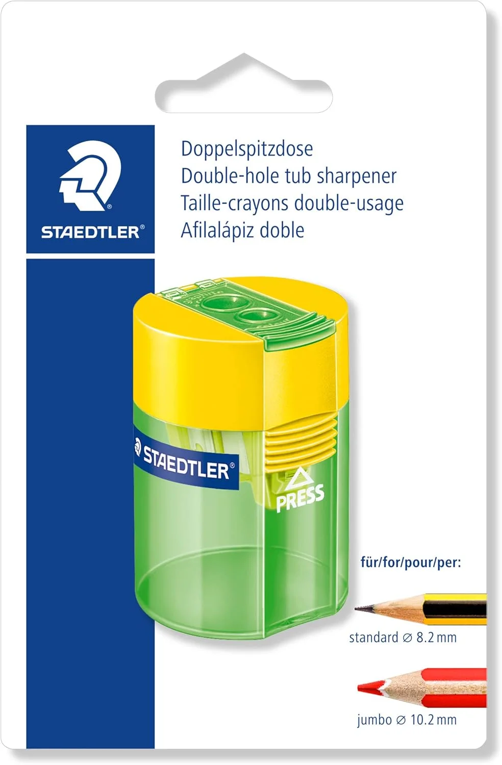 تراش دو قلو گرد استدلر مدل 512 006 BK (بسته 3 عددی)