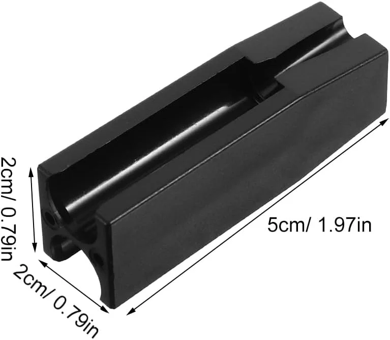TOVINANNA بسته 6 عددی تراش ابرو، نگهدارنده برس آرایشی، خط چشم، مداد چشم، مداد ابرو، تراش مداد کاغذی، ابزار کمکی ساده برای تیز کردن، PP