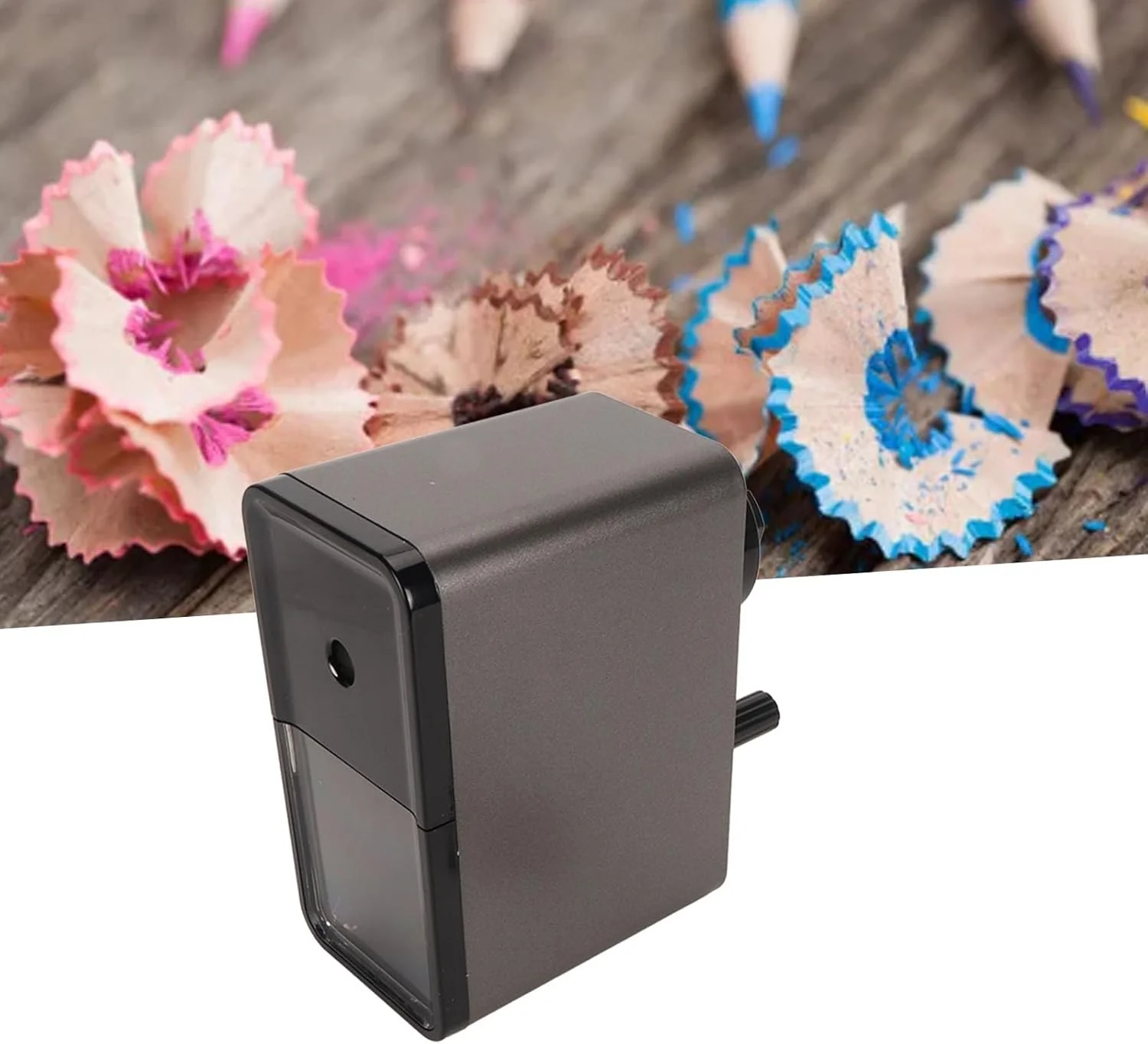 تراش مداد طراحی Tnfeeon با پره/باله مارپیچ کارآمد برای مداد طراحی زغالی، تراش قابل حمل برای هنرمندان و دانش آموزان (مشکی) تراش مداد طراحی Tnfeeon با پره/باله مارپیچ کارآمد برای مداد طراحی زغالی، تراش قابل حمل برای هنرمندان و دانش آموزان (مشکی)