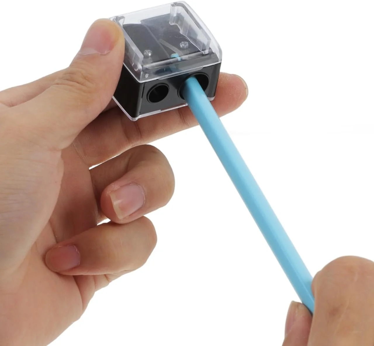 تراش کوچک مداد تاوینانا، تراش مداد ابرو، تراش مداد لب آرایشی برای خط چشم، تراش مداد برای خط چشم، مشکی، 1 عدد تراش کوچک مداد تاوینانا، تراش مداد ابرو، تراش مداد لب آرایشی برای خط چشم، تراش مداد برای خط چشم، مشکی، 1 عدد