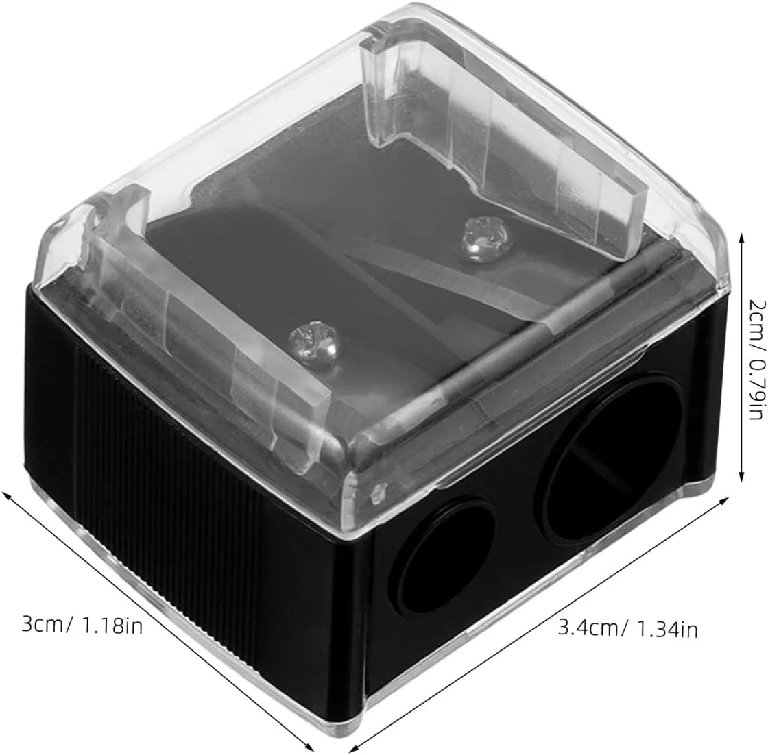 تراش کوچک مداد تاوینانا، تراش مداد ابرو، تراش مداد لب آرایشی برای خط چشم، تراش مداد برای خط چشم، مشکی، 1 عدد تراش کوچک مداد تاوینانا، تراش مداد ابرو، تراش مداد لب آرایشی برای خط چشم، تراش مداد برای خط چشم، مشکی، 1 عدد
