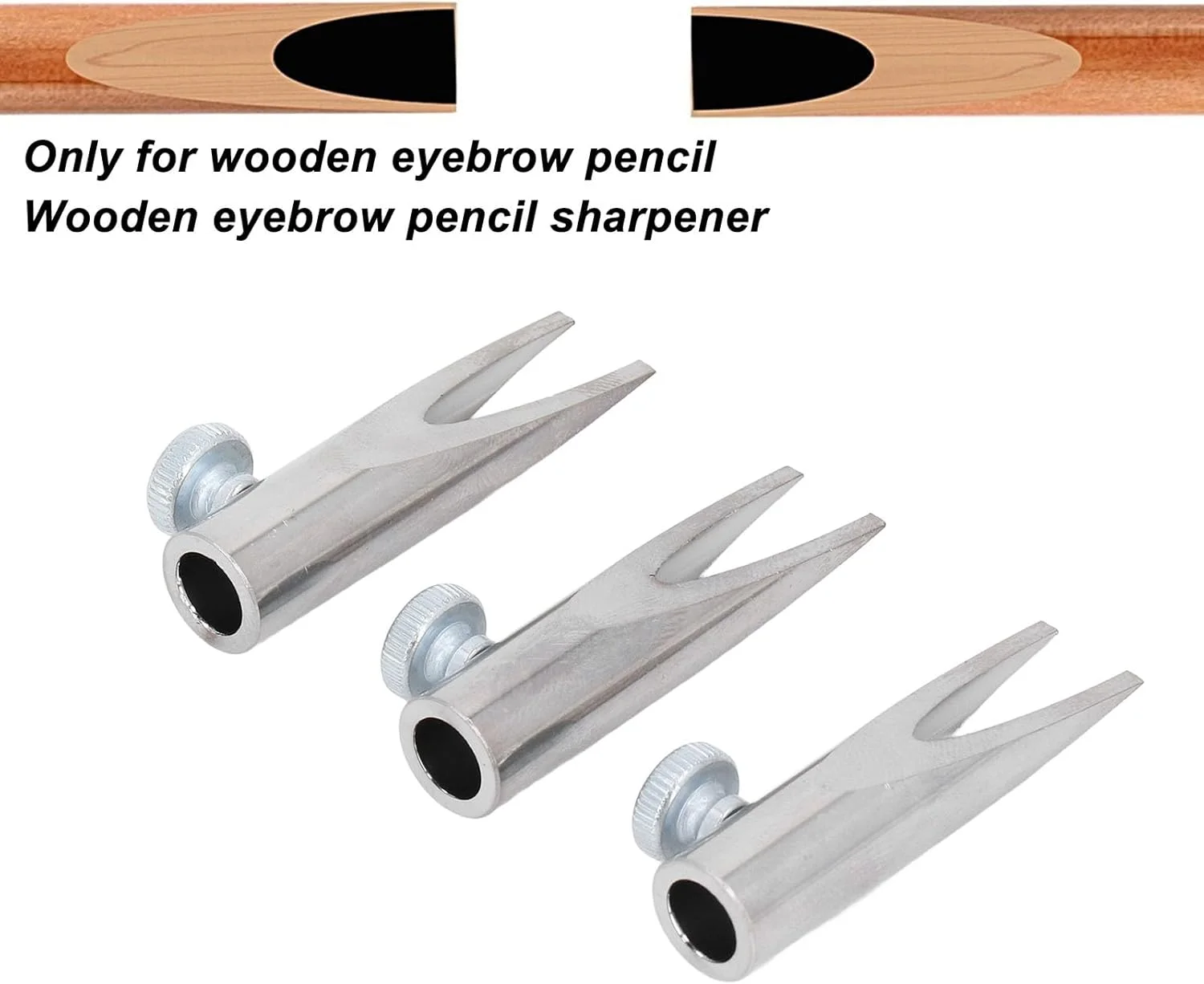 تراش ابرو فلزی POENVFPO با پوشش جداشدنی و شکاف U شکل، ابزار تیز کردن ابرو آلیاژ آلومینیوم برای مبتدیان (نقره ای) تراش ابرو فلزی POENVFPO با پوشش جداشدنی و شکاف U شکل، ابزار تیز کردن ابرو آلیاژ آلومینیوم برای مبتدیان (نقره ای)