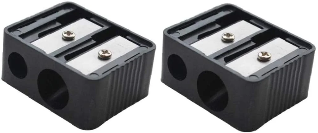 تراش آرایشی حرفه ای دو سوراخه برای خط چشم، خط لب، مداد ابرو، لوازم مدرسه و دفتر تراش آرایشی حرفه ای دو سوراخه برای خط چشم، خط لب، مداد ابرو، لوازم مدرسه و دفتر