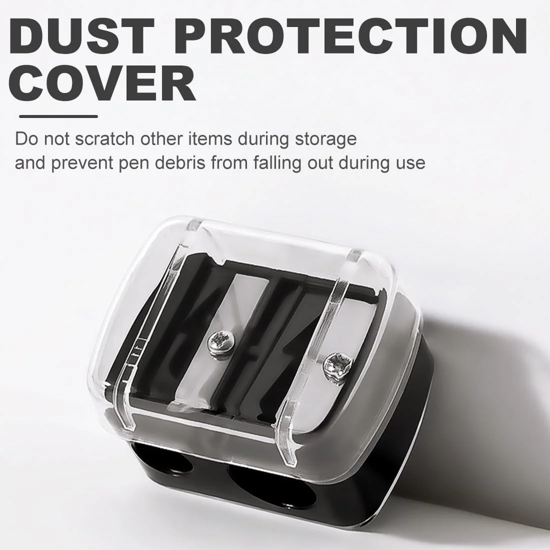 RDNKVB تراش آرایشی مداد 4 عددی، تراش مداد آرایشی دو سوراخه، تراش مداد برای مداد ابرو، چشم و لب