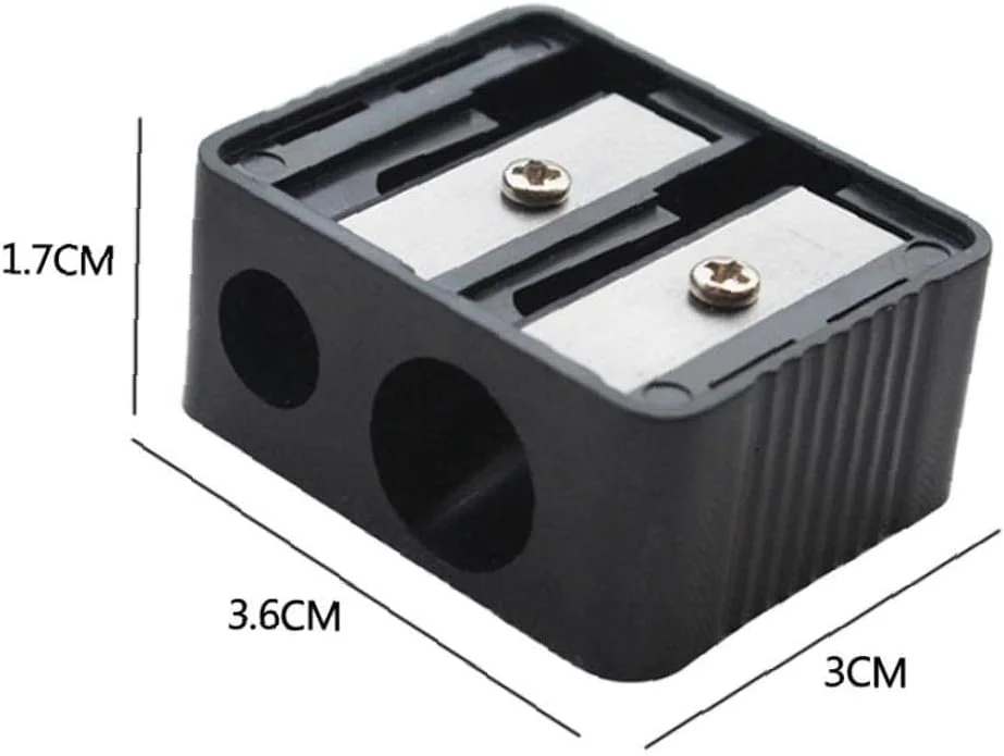 تراش آرایشی حرفه ای دو سوراخه برای خط چشم، خط لب، مداد ابرو، لوازم مدرسه و دفتر تراش آرایشی حرفه ای دو سوراخه برای خط چشم، خط لب، مداد ابرو، لوازم مدرسه و دفتر