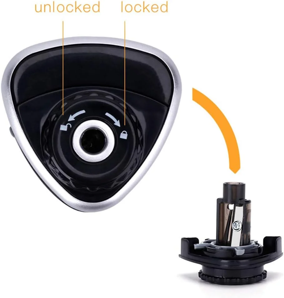 مداد تراش برقی قابل حمل با باتری برای دانش آموزان، هنرمندان، خانه، مدرسه، کلاس درس و دفتر کار (مناسب مدادهای 6 تا 8 میلی متر) مداد تراش برقی قابل حمل با باتری برای دانش آموزان، هنرمندان، خانه، مدرسه، کلاس درس و دفتر کار (مناسب مدادهای 6 تا 8 میلی متر)