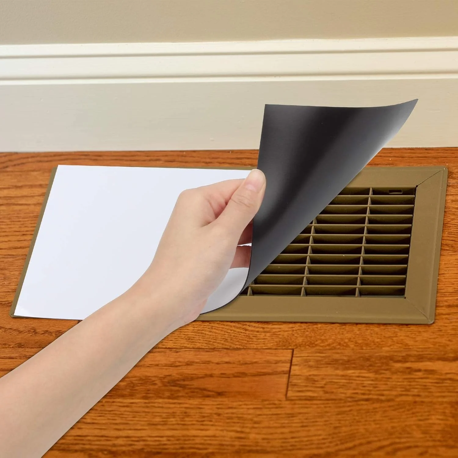 روکش مغناطیسی دریچه هوا MAKINGTEC، روکش مغناطیسی قوی تر برای دریچه های AC، روکش دریچه های کف، تزئینی، قابل برش، روکش دریچه هوای RV برای دریچه های رجیستر کف، روکش دریچه های هوا، ورق مغناطیسی (بسته 2 عددی، 5.5"x12") روکش مغناطیسی دریچه هوا MAKINGTEC، روکش مغناطیسی قوی تر برای دریچه های AC، روکش دریچه های کف، تزئینی، قابل برش، روکش دریچه هوای RV برای دریچه های رجیستر کف، روکش دریچه های هوا، ورق مغناطیسی (بسته 2 عددی، 5.5"x12")