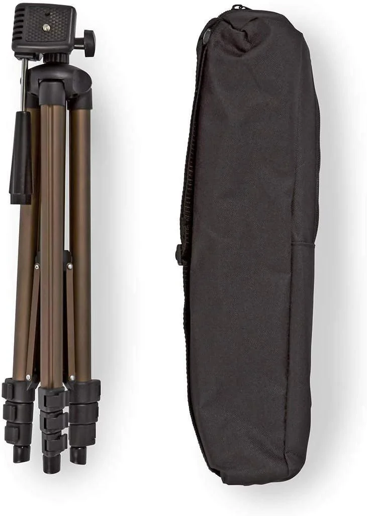 سه پایه نِديس 130 سانتی متری با سر پن و تیلت برای دوربین های عکس و فیلم 2 کیلوگرمی، مشکی و نقره ای سه پایه نِديس 130 سانتی متری با سر پن و تیلت برای دوربین های عکس و فیلم 2 کیلوگرمی، مشکی و نقره ای