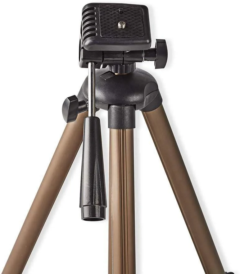 سه پایه نِديس 130 سانتی متری با سر پن و تیلت برای دوربین های عکس و فیلم 2 کیلوگرمی، مشکی و نقره ای سه پایه نِديس 130 سانتی متری با سر پن و تیلت برای دوربین های عکس و فیلم 2 کیلوگرمی، مشکی و نقره ای