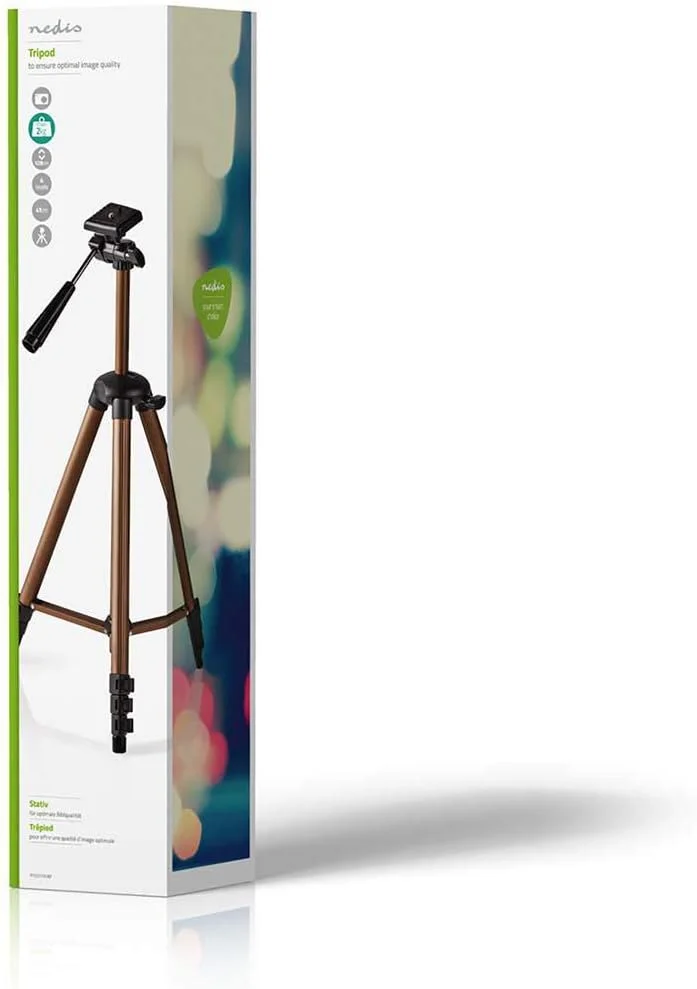 سه پایه نِديس 130 سانتی متری با سر پن و تیلت برای دوربین های عکس و فیلم 2 کیلوگرمی، مشکی و نقره ای سه پایه نِديس 130 سانتی متری با سر پن و تیلت برای دوربین های عکس و فیلم 2 کیلوگرمی، مشکی و نقره ای