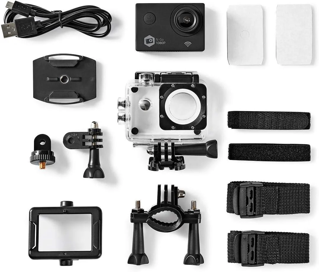 دوربین اکشن مشکی نِدیس مدل ACAM21BK، 6x3x4 سانتی متر