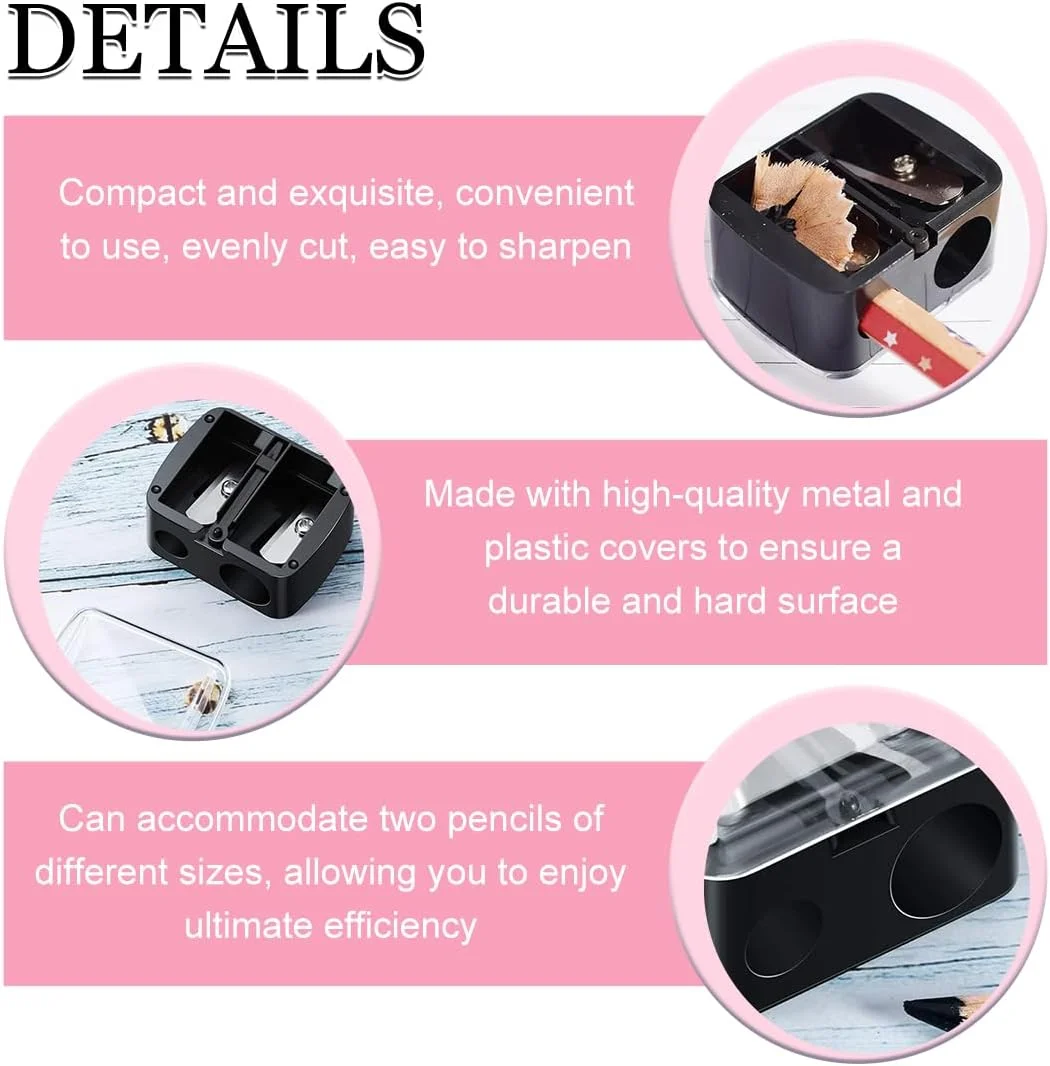 بسته 3 عددی تراش آرایشی یونیورسال، تراش لوازم آرایشی، تراش مداد برای خط چشم، مداد ابرو، مداد لب بسته 3 عددی تراش آرایشی یونیورسال، تراش لوازم آرایشی، تراش مداد برای خط چشم، مداد ابرو، مداد لب