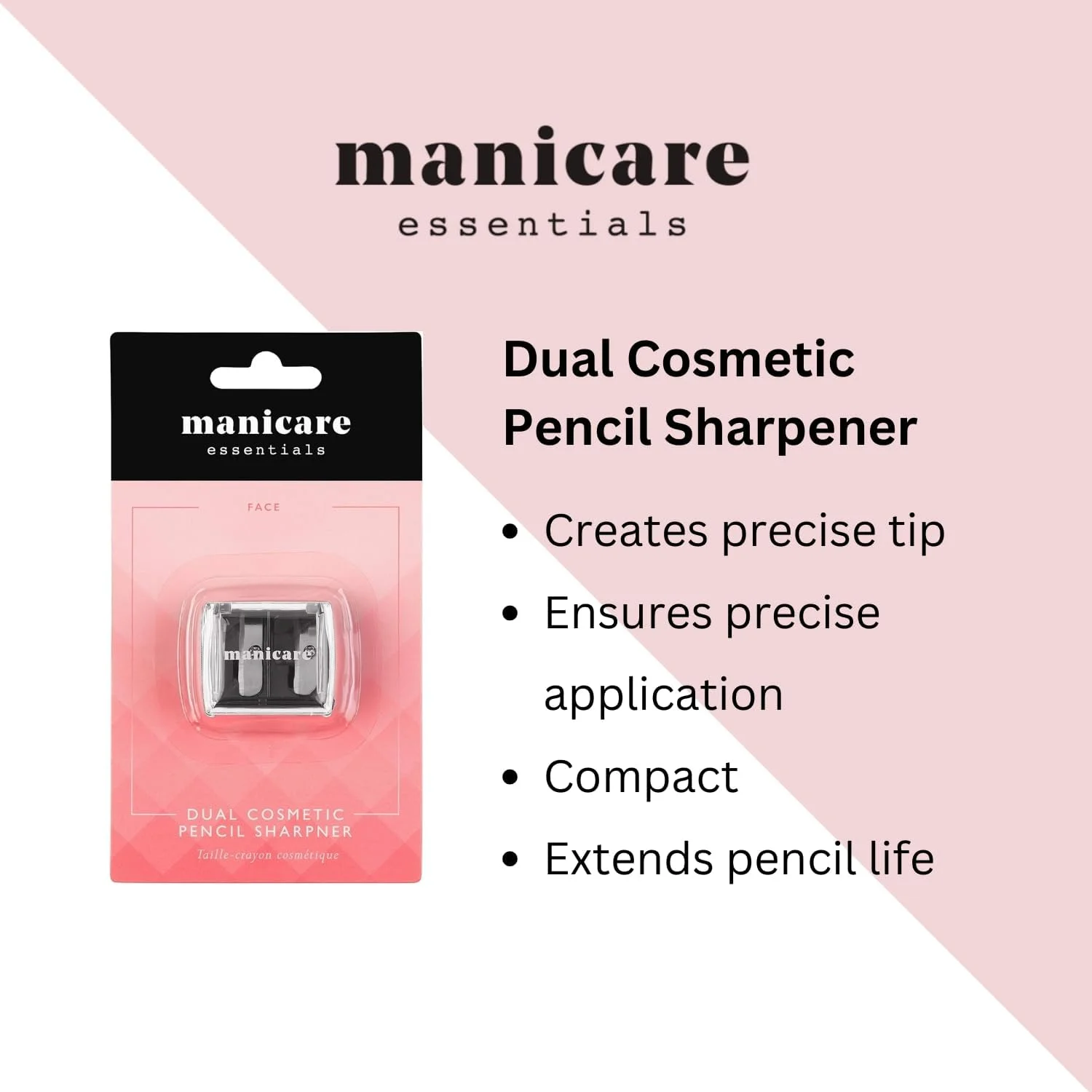 تراش آرایشی دوگانه مانیکر