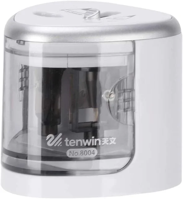 مداد تراش برقی اتوماتیک چند منظوره با باتری و 2 سوراخ برای دانش آموزان مدرسه و خانه