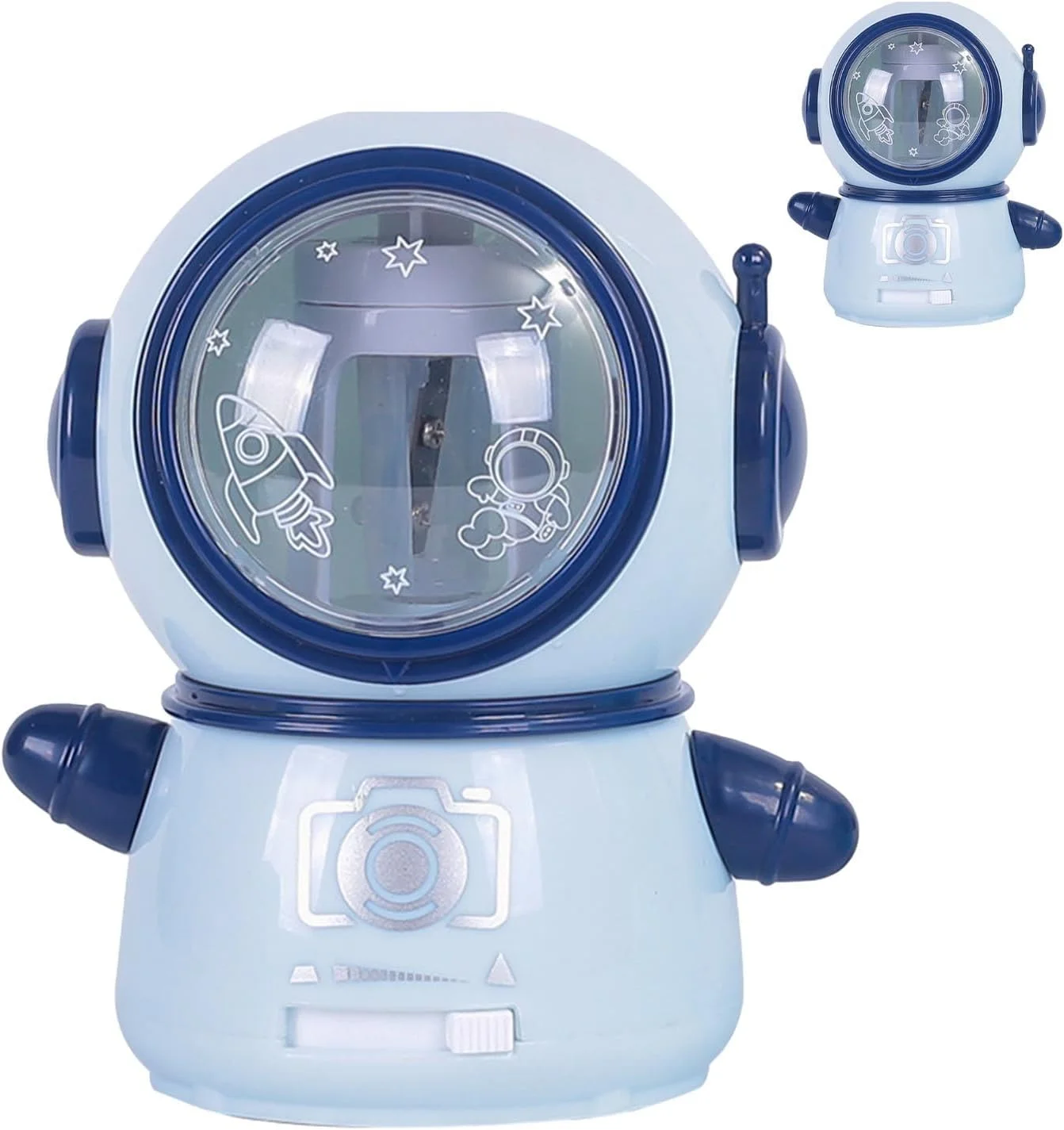 مداد تراش مارهنکوس برقی ایمن و فانتزی مناسب منزل و کلاس درس، طراحی منعطف، مداد تراش قابل حمل (آبی روشن) مداد تراش مارهنکوس برقی ایمن و فانتزی مناسب منزل و کلاس درس، طراحی منعطف، مداد تراش قابل حمل (آبی روشن)