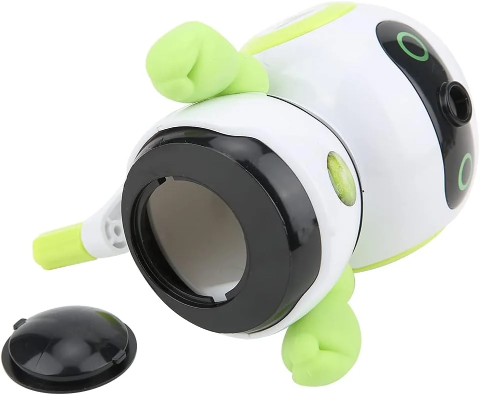 تراش مداد دستی طرح ربات سبز با تیغه برای لوازم مدرسه، لوازم التحریر پلاستیکی ABS