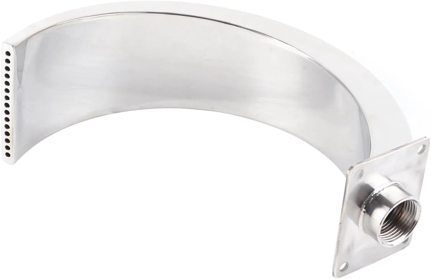 فواره آبشار استخر فوکتی، دارای 15 خروجی با طراحی قوس گرد، رزوه مادگی G1، جنس استیل ضد زنگ، مناسب برای استخرها، باغ ها و زمین های بازی