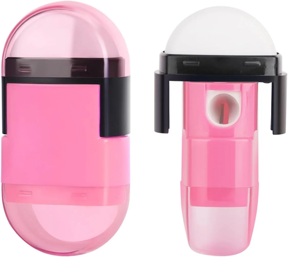 Manual Pencil Sharpener with Built-in Eraser, Compact Size Manual Pencil Sharpener with Built-in Eraser, Compact Size