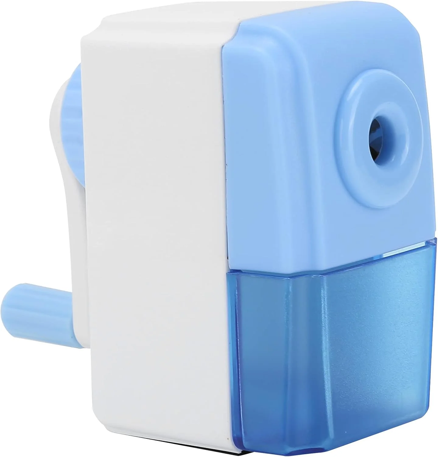 تراش دستی مداد کودکانه Marhynchus، برش سریع، لوازم مدرسه برای کودکان، تراش مداد دستی ضد گیر کردن مغز مداد، مناسب برای انواع مدادها، پلاستیک + ABS / 8.8 X 7.9 X 4.9cm