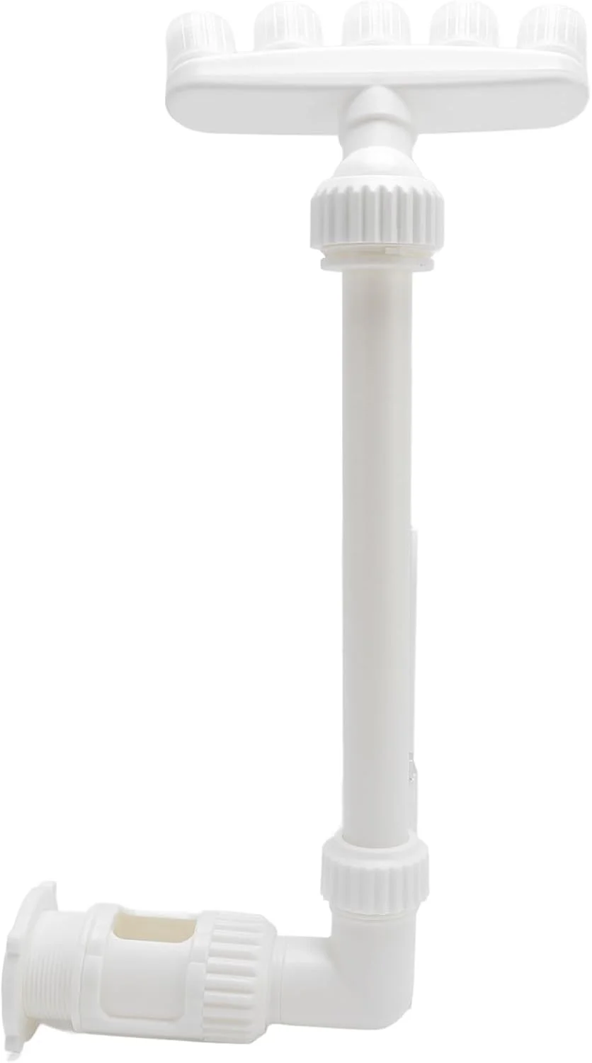 فواره استخری Haofy با 5 نازل و ارتفاع قابل تنظیم، آبنما استخر شنا برای حوض ماهی و باغ، ساخته شده از PVC با نصب آسان فواره استخری Haofy با 5 نازل و ارتفاع قابل تنظیم، آبنما استخر شنا برای حوض ماهی و باغ، ساخته شده از PVC با نصب آسان