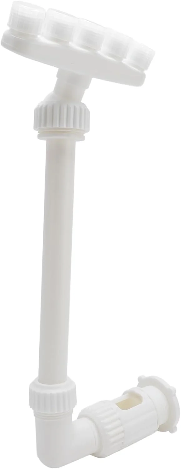 فواره استخری Haofy با 5 نازل و ارتفاع قابل تنظیم، آبنما استخر شنا برای حوض ماهی و باغ، ساخته شده از PVC با نصب آسان فواره استخری Haofy با 5 نازل و ارتفاع قابل تنظیم، آبنما استخر شنا برای حوض ماهی و باغ، ساخته شده از PVC با نصب آسان