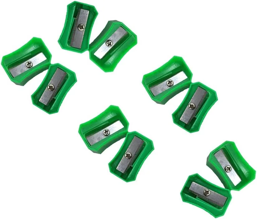 تراش دستی مداد مناسب مدرسه، پلاستیکی قابل استفاده مجدد، تک سوراخ، مناسب مداد، مداد ابرو و مداد چشم، 10 عدد رنگ تصادفی تراش دستی مداد مناسب مدرسه، پلاستیکی قابل استفاده مجدد، تک سوراخ، مناسب مداد، مداد ابرو و مداد چشم، 10 عدد رنگ تصادفی