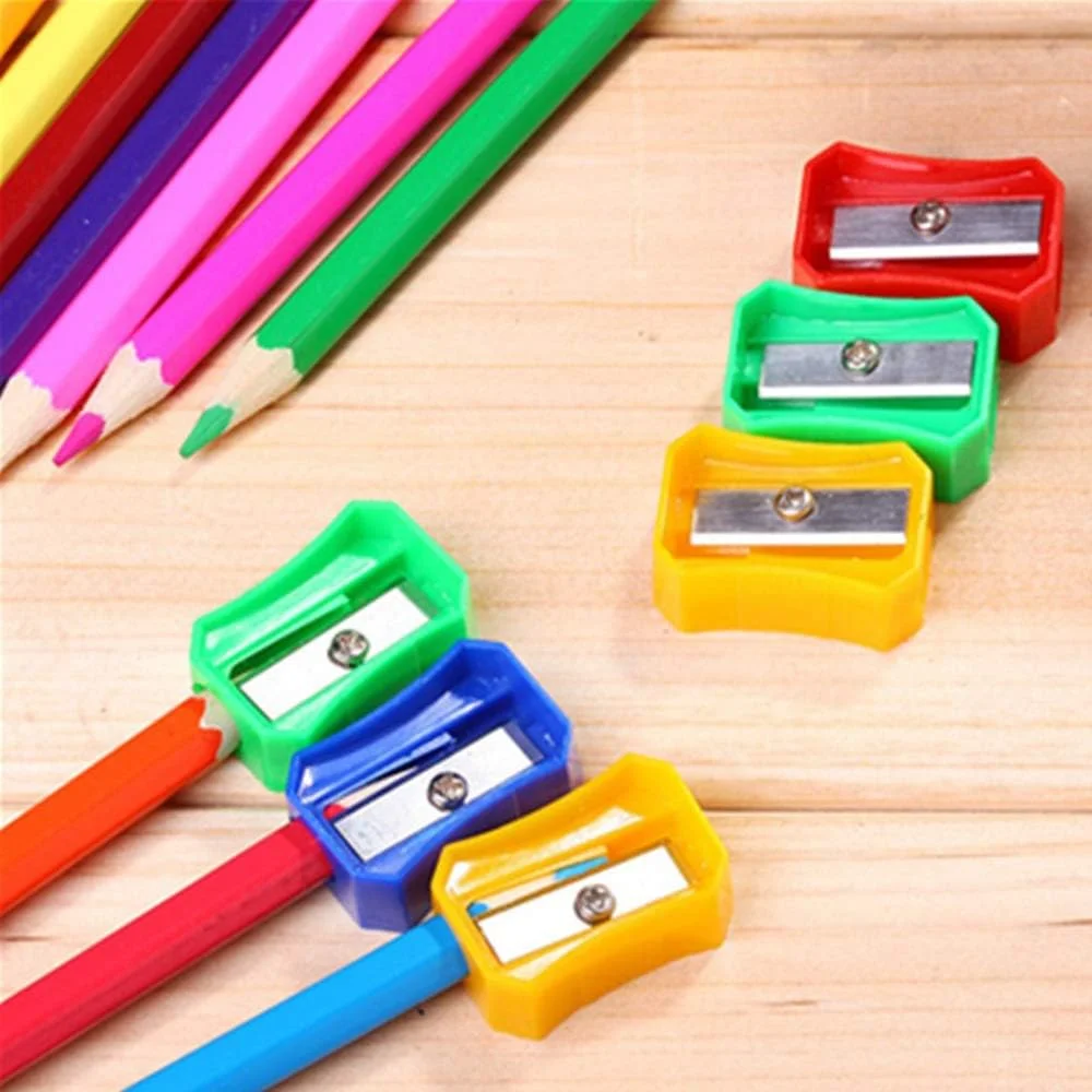 تراش دستی مداد مناسب مدرسه، پلاستیکی قابل استفاده مجدد، تک سوراخ، مناسب مداد، مداد ابرو و مداد چشم، 10 عدد رنگ تصادفی تراش دستی مداد مناسب مدرسه، پلاستیکی قابل استفاده مجدد، تک سوراخ، مناسب مداد، مداد ابرو و مداد چشم، 10 عدد رنگ تصادفی