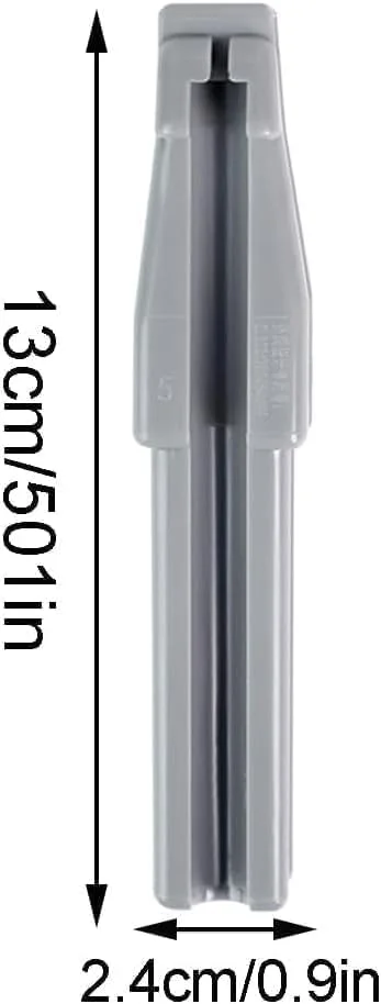 تراش ابرو خاکستری Jowxsx مدل 3 در 1، تراش مداد چشم، ابزار کمکی تراش ابرو طرح منقار اردکی برای مداد ابروهای ضد آب و کنده‌شدنی مناسب مبتدیان و حرفه‌ای‌ها، رنگ ابرو