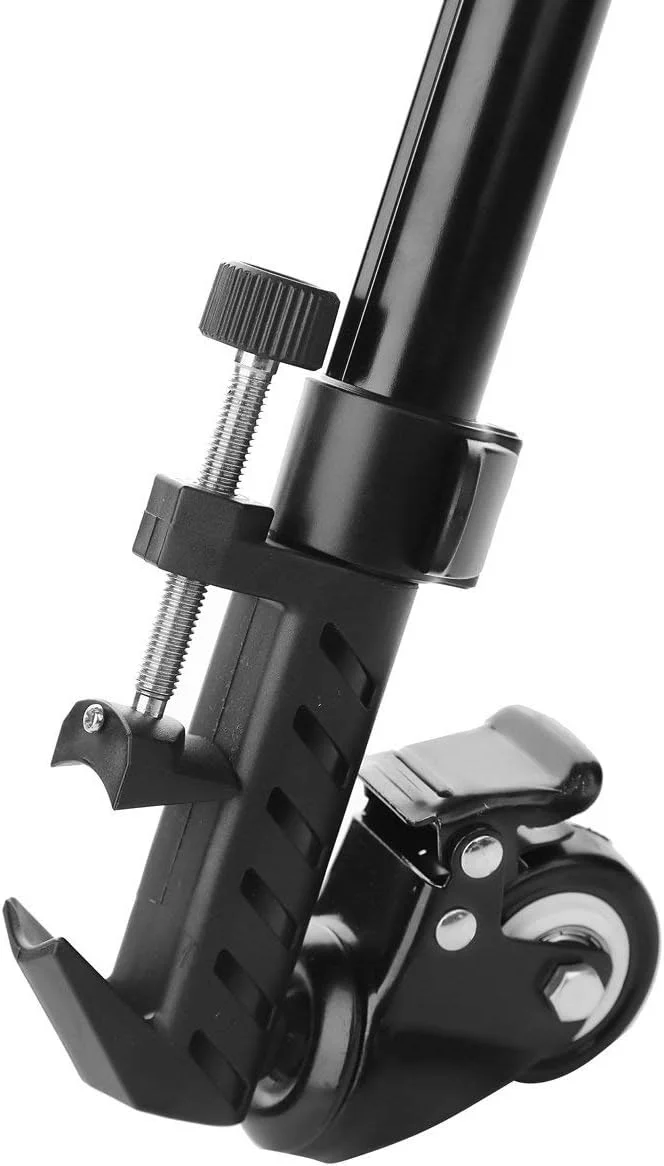 RGBS Photography Professional Heavy Duty Universal Folding Tripod Dolly with Rubber Wheels and Adjustable Leg Mounts for Canon Nikon Sony DSLR Cameras Camcorder Photo Video Lighting Max. Load 20kg