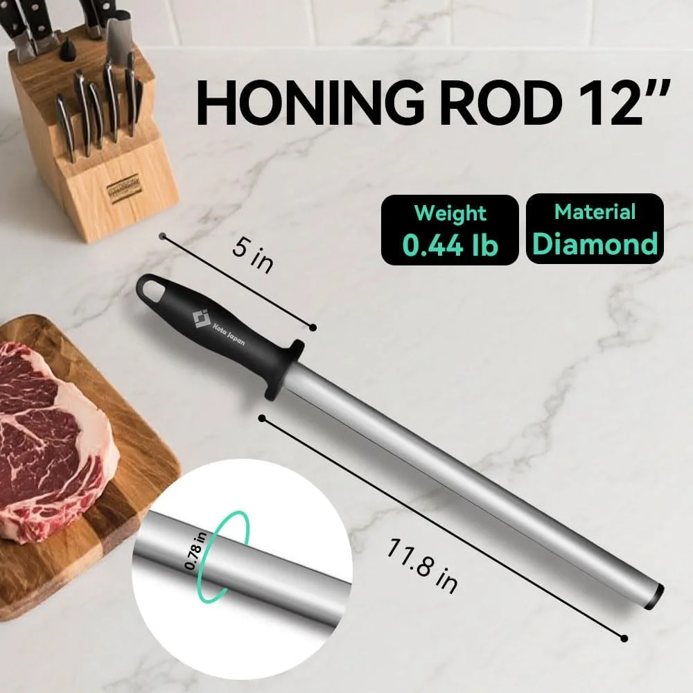 کُتا ژاپن میله یا استیک تیزکن الماسه 12 اینچی