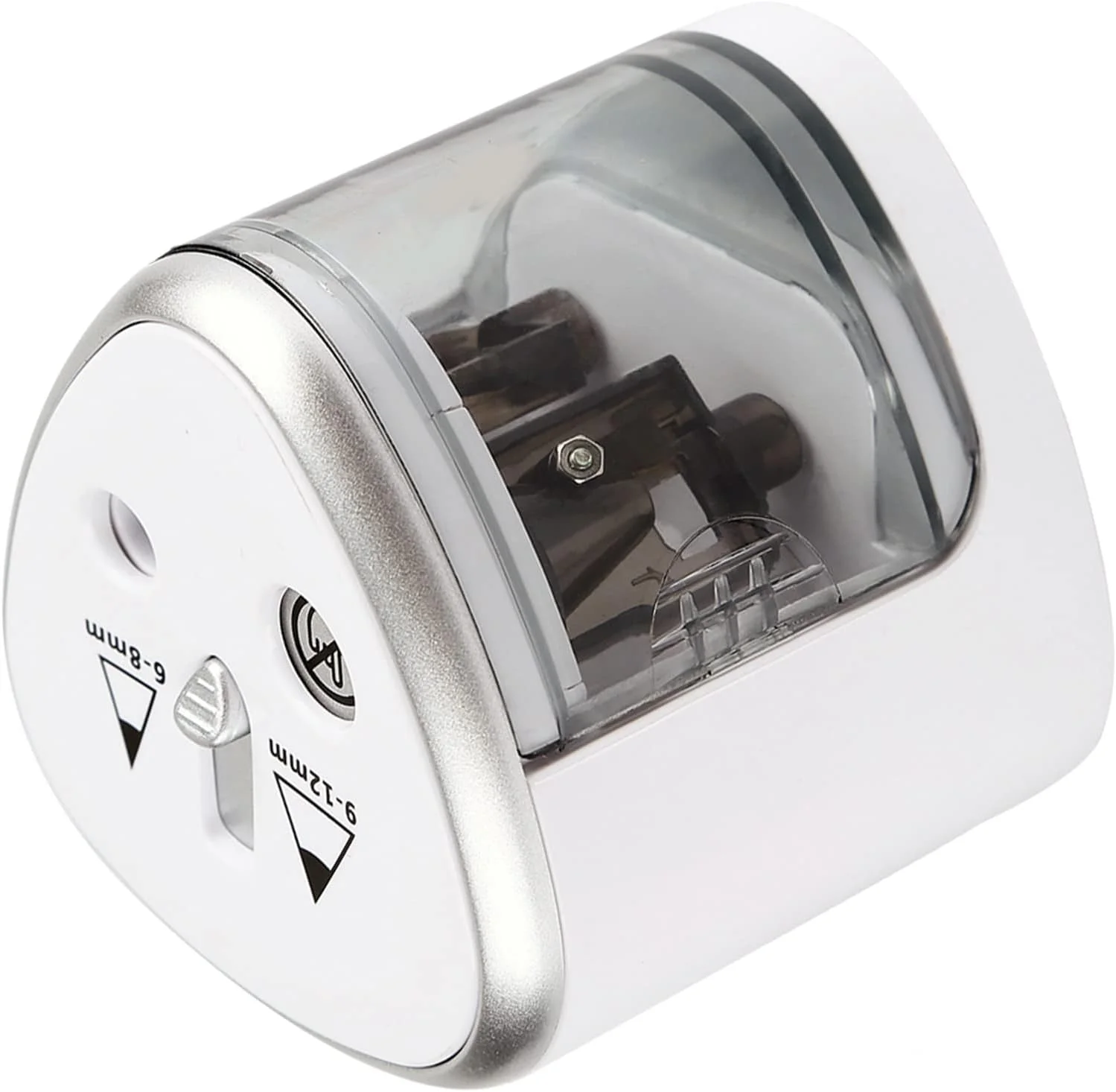 مداد تراش برقی Keenso - مداد تراش اتوماتیک دو سوراخه برای مدرسه/اداره - خاکستری مداد تراش برقی Keenso - مداد تراش اتوماتیک دو سوراخه برای مدرسه/اداره - خاکستری