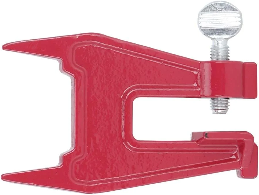 گیره کنده اره زنجیری KOSDFOGE، ابزار تیز کننده جهانی قابل حمل برای تیز کردن آسان در محل، گیره چوب فلزی قرمز 12.5x8 سانتی متر گیره کنده اره زنجیری KOSDFOGE، ابزار تیز کننده جهانی قابل حمل برای تیز کردن آسان در محل، گیره چوب فلزی قرمز 12.5x8 سانتی متر