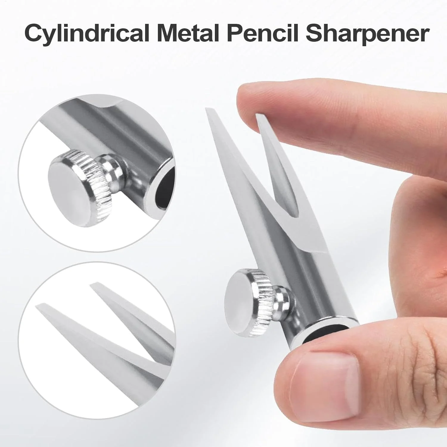 تراش مداد چشم kinrguiyuez | دستگاه تراش فلزی جمع و جور برای مداد ابرو، ابزار تیز کردن چند منظوره مداد آرایشی برای دوست دختر، همسر، دوست تراش مداد چشم kinrguiyuez | دستگاه تراش فلزی جمع و جور برای مداد ابرو، ابزار تیز کردن چند منظوره مداد آرایشی برای دوست دختر، همسر، دوست