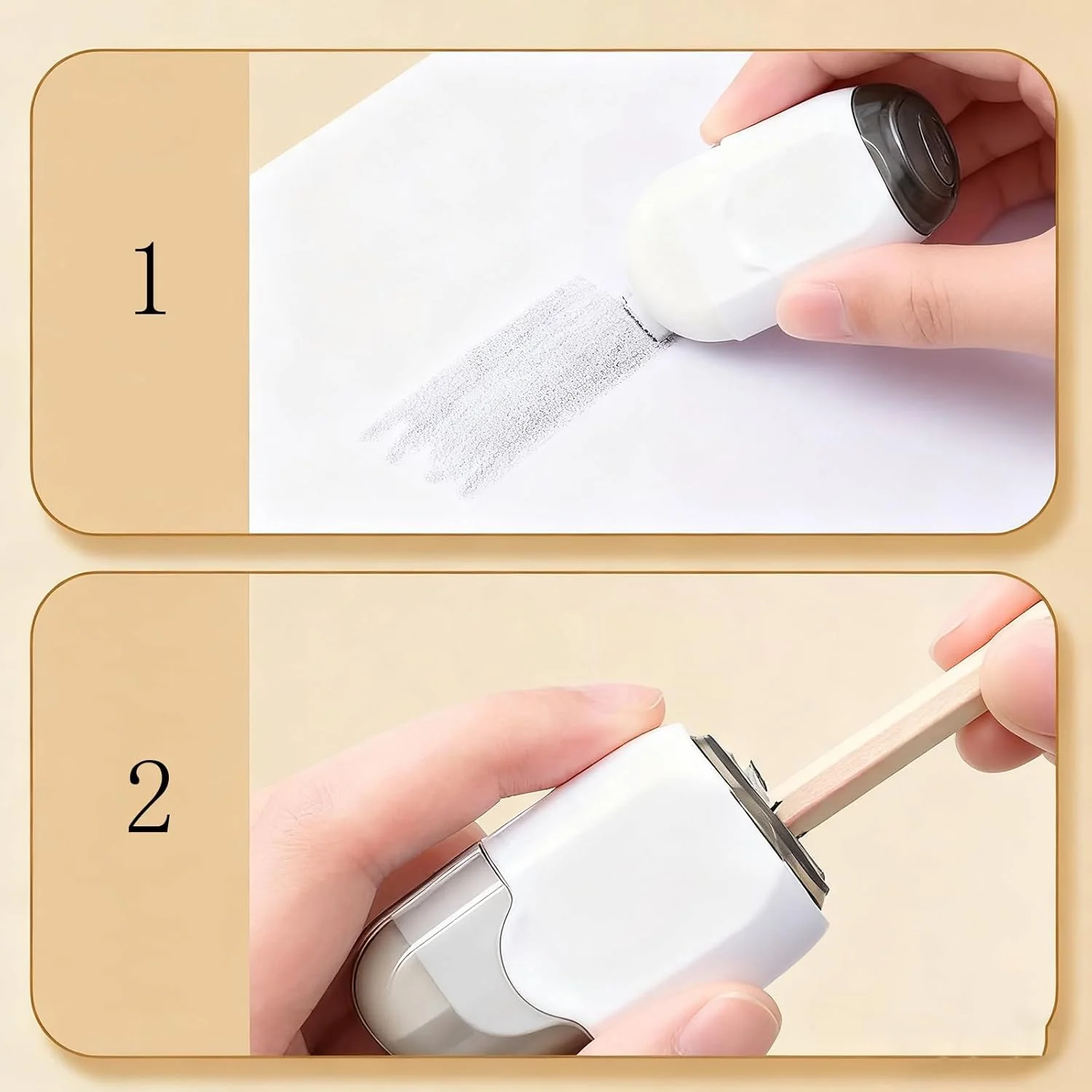 مداد تراش جی زد بیبی با پاک کن، بسته 3 عددی، مداد تراش دستی 2 در 1 و پاک کن، پاستیلی زیبا (خاکستری) مداد تراش جی زد بیبی با پاک کن، بسته 3 عددی، مداد تراش دستی 2 در 1 و پاک کن، پاستیلی زیبا (خاکستری)