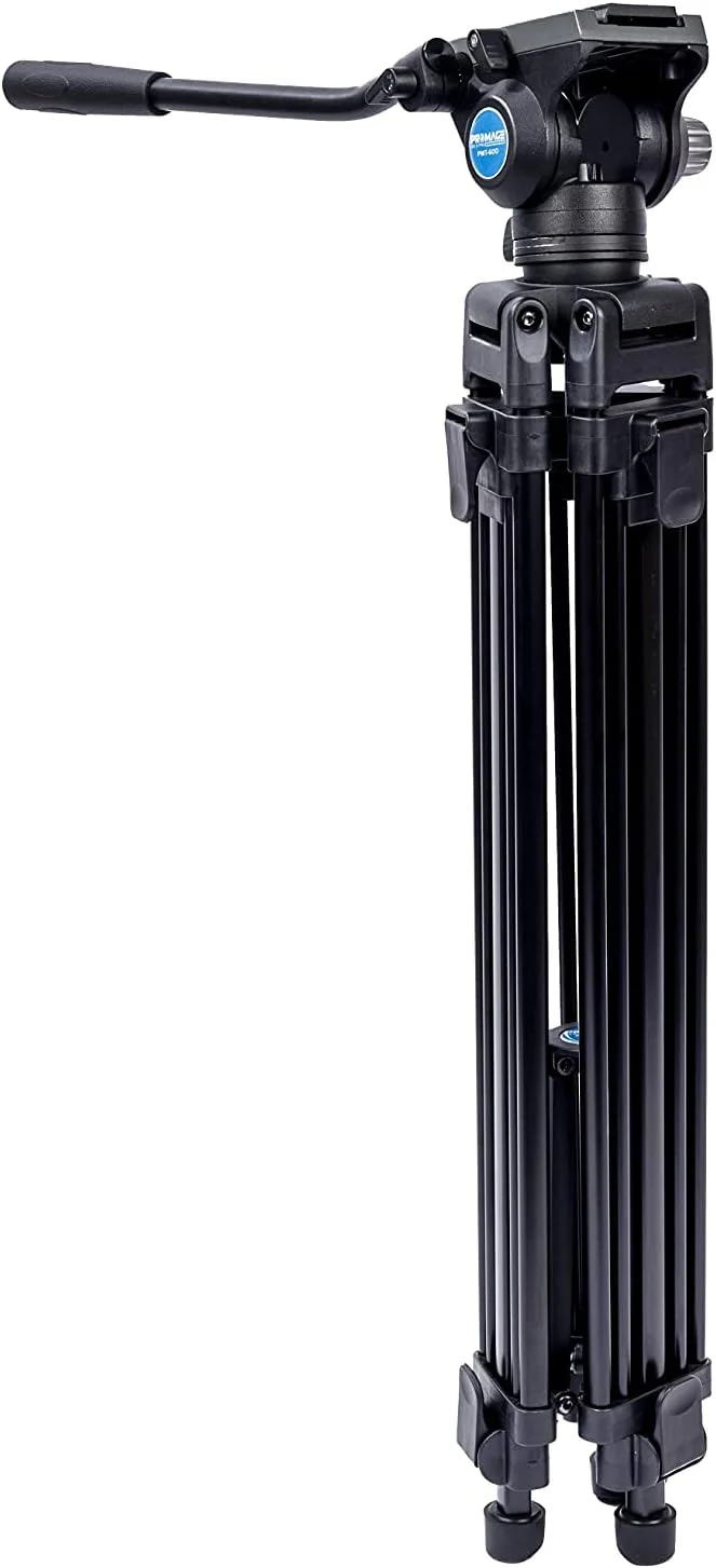 سه پایه پرومِیج پرو مدل PM-T600 | سه پایه قابل تنظیم 61 اینچی برای دوربین و گوشی هوشمند، حداقل ارتفاع 22 اینچ، دارای پایه های 3 قسمتی
