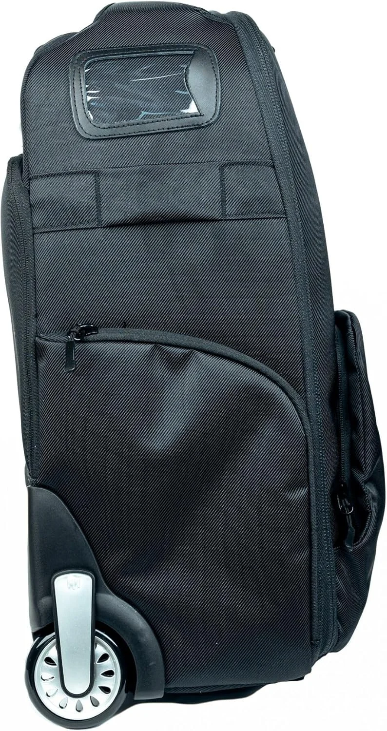 کیف دوربین عکاسی ضد آب با ظرفیت بزرگ Promage PMB6500 به همراه چرخ و کاور باران - کوله پشتی دوربین DSLR و SLR برای آقایان و بانوان به همراه نگهدارنده سه پایه، مناسب برای دوربین ها، لنزها و لوازم جانبی عکاسی