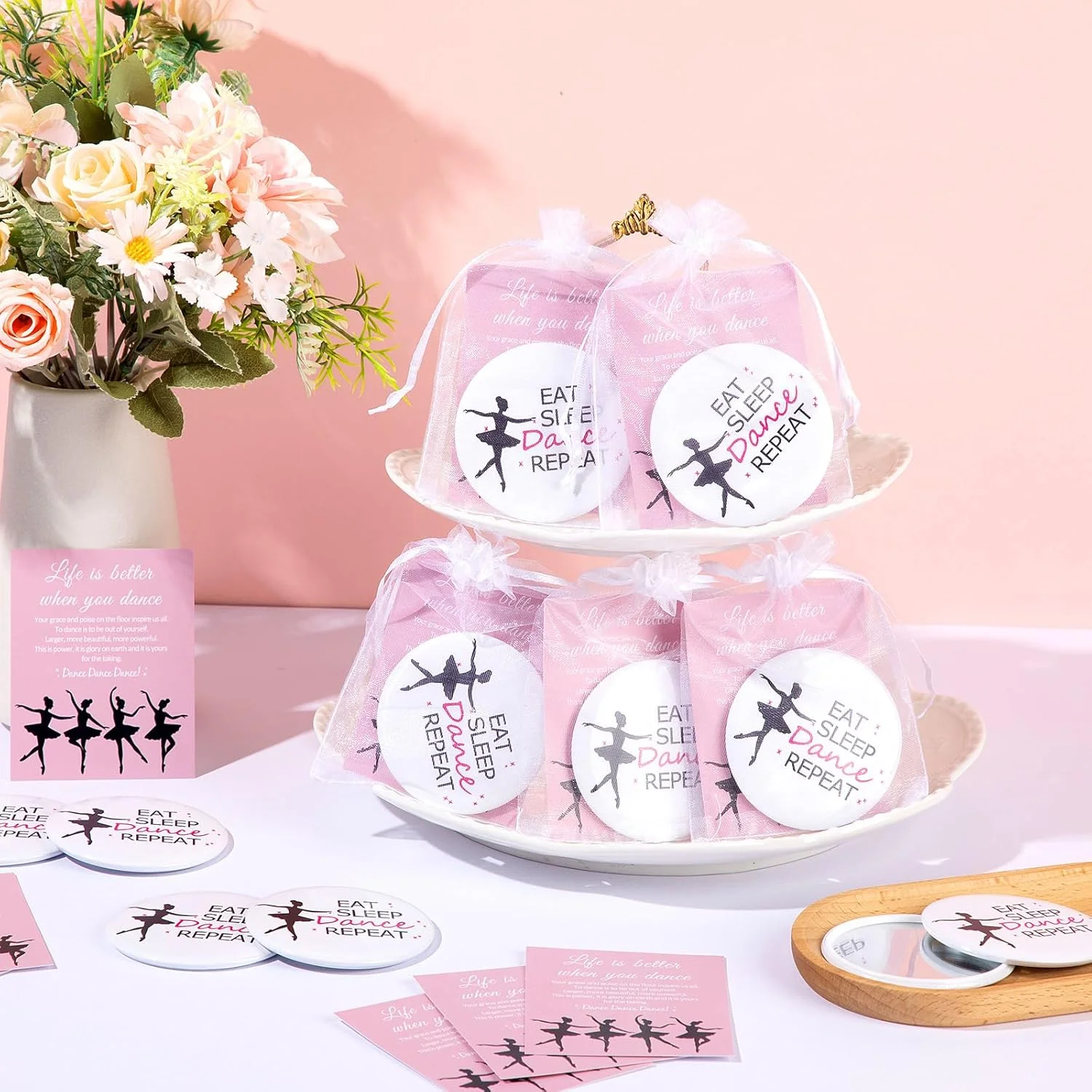 AceOrbit 30 Sets Dance Lover Gift Ballerina Compact Mirror Gifts Bulk for Girls Women Pocket Mirror Card with Organza Bags Inspirational Dancing Party Favors for Sports Lovers Team Supplies AceOrbit 30 Sets Dance Lover Gift Ballerina Compact Mirror Gifts Bulk for Girls Women Pocket Mirror Card with Organza Bags Inspirational Dancing Party Favors for Sports Lovers Team Supplies