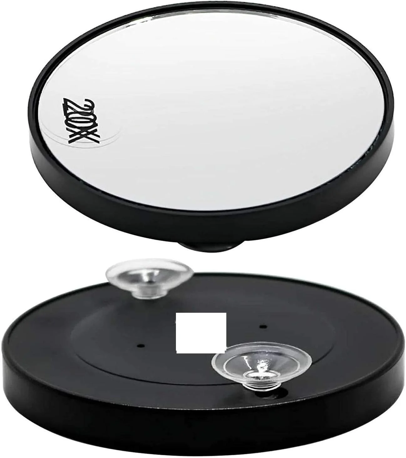 آینه آرایشی بزرگنمایی 20 برابر ARAZO ® - مناسب آرایش چشم، جیبی، حرفه ای، مناسب برداشتن ابرو