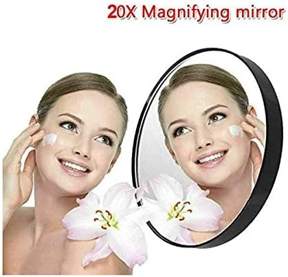 آینه آرایشی بزرگنمایی 20 برابر ARAZO ® - مناسب آرایش چشم، جیبی، حرفه ای، مناسب برداشتن ابرو